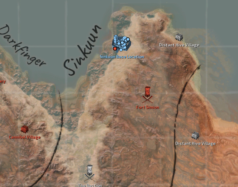 Sinkuun Base Map Location